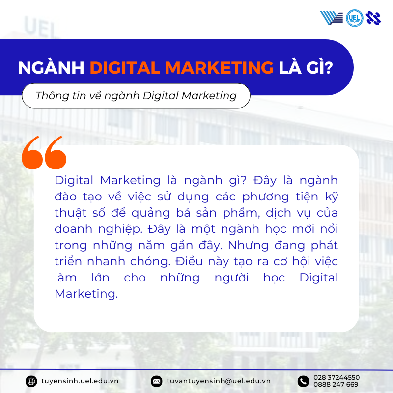 NGÀNH DIGITAL MARKETING LÀ GÌ